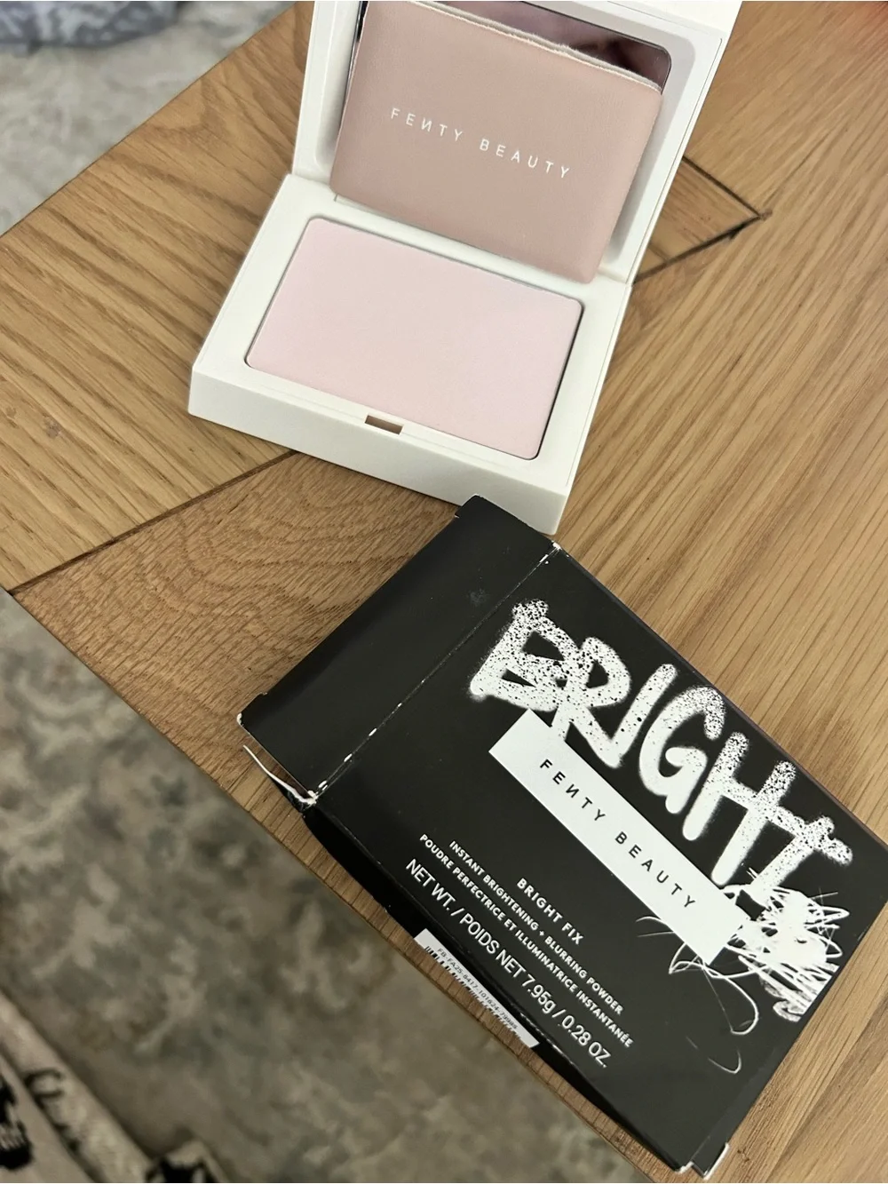 New Fenty Bright Fix Instant Brightening + Setting Powder Lavender 01